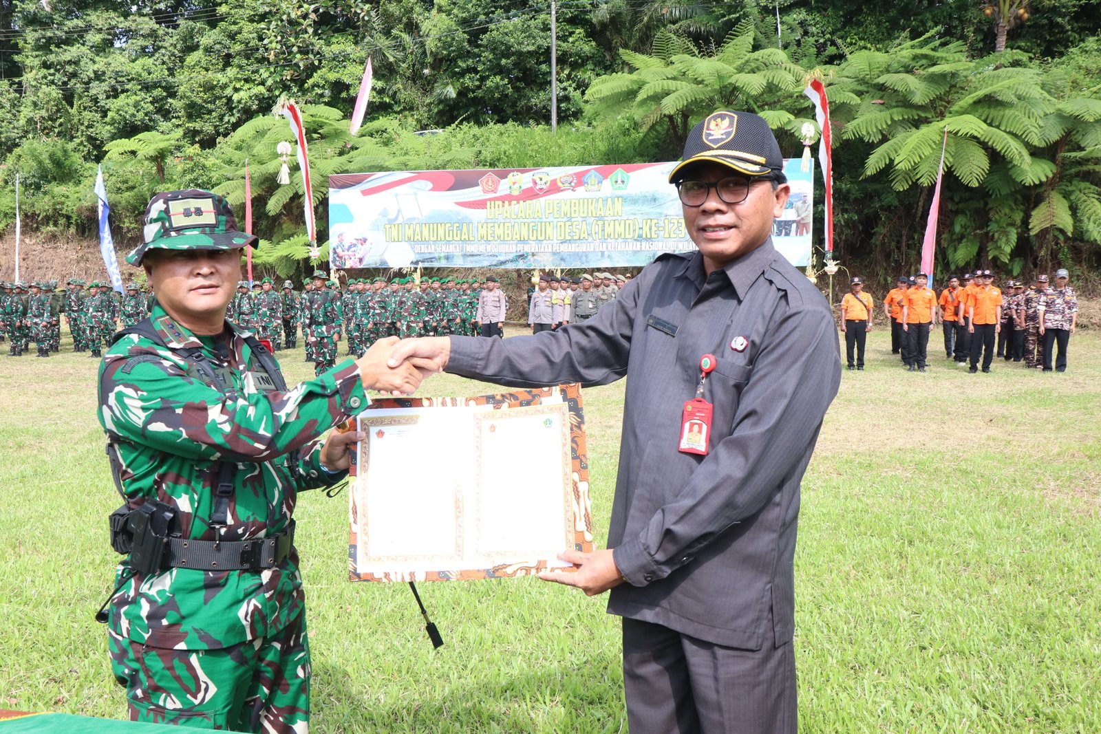 Sinergi TNI-Polri Percepat Pembangunan Lewat TMMD